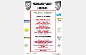 Matchs à l'extérieur du week-end