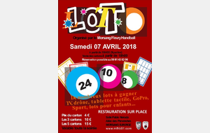 LOTO du samedi 07 avril 2018