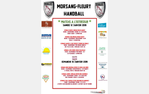 Matchs à l'extérieur week-end du 12/13 2019