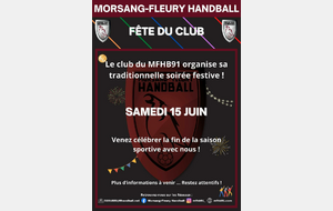 Rendez-vous à la Fête du Club !