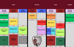 Planning de l'année 2026 2027 (Provisoire)