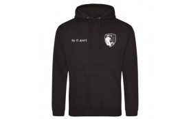 Sweat Capuche Adulte Noir logo Club