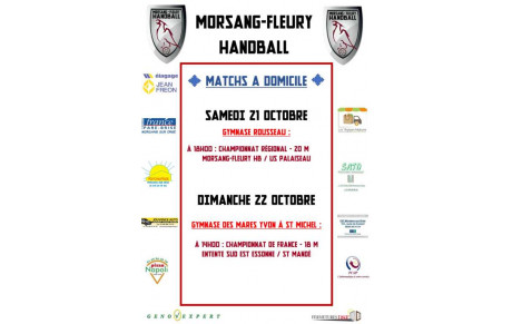 Matchs à domicile du week-end 