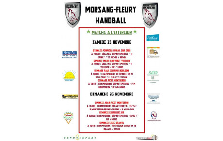 Matchs à l'extérieur du week-end