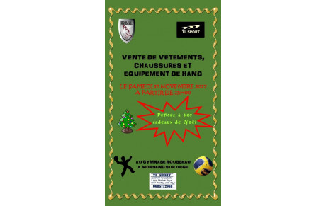 Vente de vêtements et équipements avec TL SPORTS