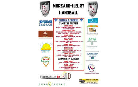 Matchs à domicile du week-end