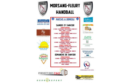 Matchs à domicile du week-end