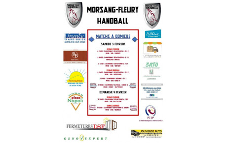 MATCHS À DOMICILE DU WEEK-END