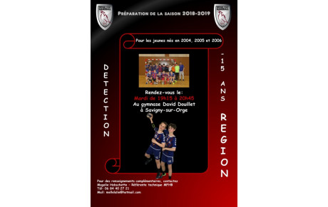 DETECTION -15 ANS GARCONS