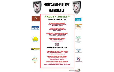 Matchs à l'extérieur week-end du 12/13 2019