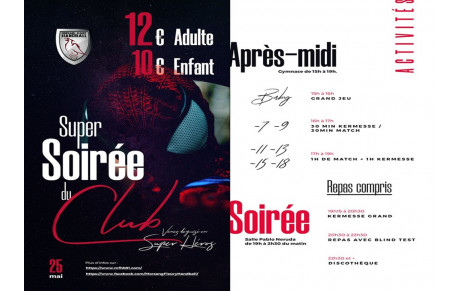 FÊTE DU CLUB LE 25 MAI 2019