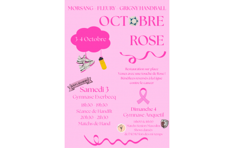 Evènement Octobre Rose !