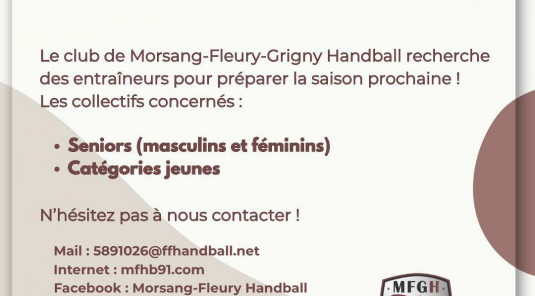 Recrutement entraîneurs !